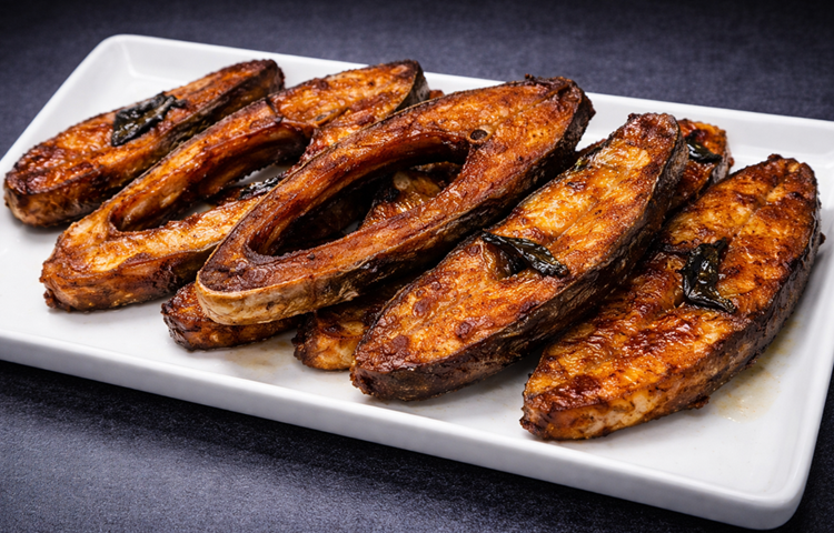 Golden Pomfret Marination